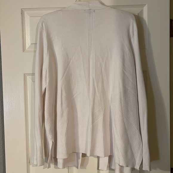 Verve Ami white open cardigan 3X - Picture 4 of 5